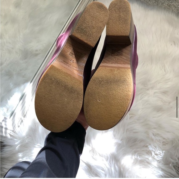 Free People wooden clog (like new) - Picture 4 of 4